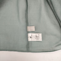 audrey and john wad ネックギャザーフレンチスリーブ プルオーバー ブラウス シャツ グリーン レディース オードリーアンドジョンワッド【中古】5-0407S∞