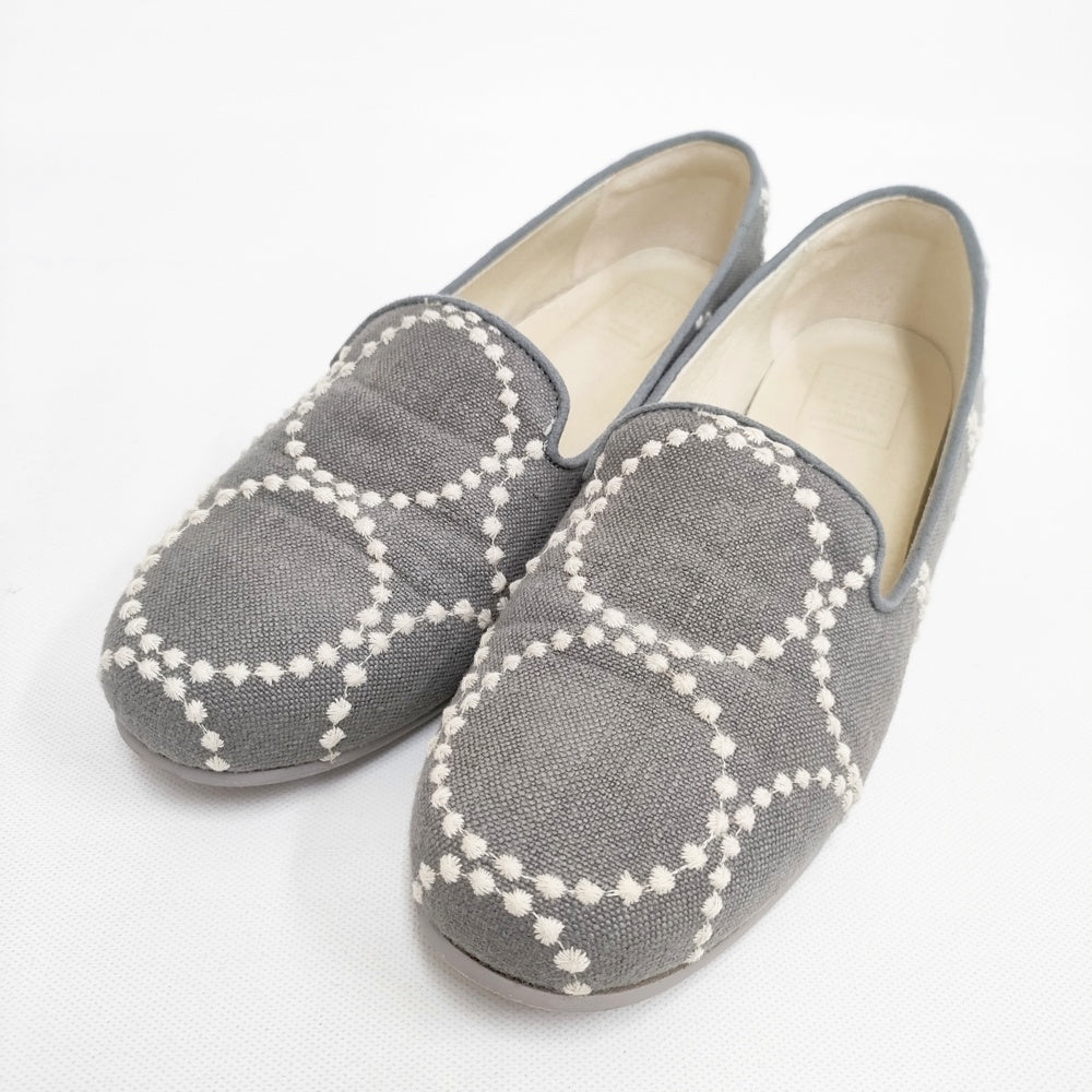 mina perhonen tambourine 23.5cm スリッポン グレー レディース ミナ