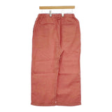 DMG リネンキャンバス ストレートイージーパンツ 14-194L パンツ サーモンピンク レディース ディーエムジー/ドミンゴ【中古】5-0407M∞