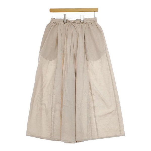 Midi-umi キュロット ワイドパンツ コットン パンツ ベージュ レディース ミディウミ【中古】5-0407M∞
