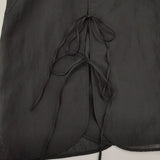 TODAYFUL Slub Dress Shirts スラブドレスシャツ 長袖シャツ ブラック レディース トゥデイフル【中古】5-0407M∞