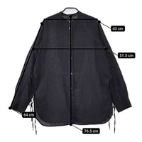 TODAYFUL Slub Dress Shirts スラブドレスシャツ 長袖シャツ ブラック レディース トゥデイフル【中古】5-0407M∞