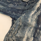 humoresque シルクドレス silk dress GS2102 半袖 ワンピース ネイビー レディース ユーモレスク【中古】5-0702S∞