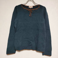 A.P.C. MADRAS ウールセーター アルパカ混 ニット ネイビー レディース アーペーセーマドラス【中古】4-1127T∞