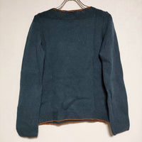 A.P.C. MADRAS ウールセーター アルパカ混 ニット ネイビー レディース アーペーセーマドラス【中古】4-1127T∞