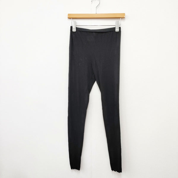 humoresque spats スパッツ IA1402 コットン サイズ38 レギンス ブラック レディース ユーモレスク【中古】5-0615M◎