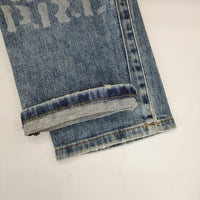 POLO RALPH LAUREN 新品 プリント ペイント ジーンズ サイズ16 SULLIVAN SLIM デニムパンツ ブルー レディース ポロ・ラルフローレン【中古】5-0303G∞