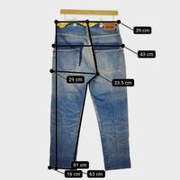 COMME des GARCONS JUNYA WATANABE denim パッチワーク XQ-P005 デニムパンツ AD2015 ブルー メンズ ジュンヤワタナベ【中古】5-0111G∞