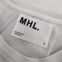 MHL. 596-8166553 コットン 半袖Ｔシャツ カットソー ベージュ メンズ エムエイチエル【中古】5-0501S∞