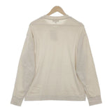 MARGARET HOWELL 579-0266602 コットンウール 長袖Ｔシャツ カットソー ロンＴ ベージュ メンズ マーガレットハウエル【中古】5-0317M∞