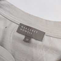 MARGARET HOWELL 579-0266602 コットンウール 長袖Ｔシャツ カットソー ロンＴ ベージュ メンズ マーガレットハウエル【中古】5-0317M∞
