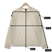 MARGARET HOWELL 579-0266602 コットンウール 長袖Ｔシャツ カットソー ロンＴ ベージュ メンズ マーガレットハウエル【中古】5-0317M∞