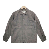 MHL. 596-8250502 COTTON LINEN CHAMBRAY SHIRT 長袖シャツ グレー メンズ エムエイチエル【中古】5-0104M∞