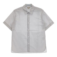 MARGARET HOWELL 579-9150075 コットン ストライプ 半袖シャツ