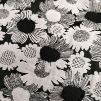 R&D.M.Co- JACQUARD DAISY NO SLEEVE DRESS ベルト付き ノースリーブドレス ジャガードデイジー  ワンピース ブラック ホワイト レディース オールドマンズテーラー【中古】5-0505S∞