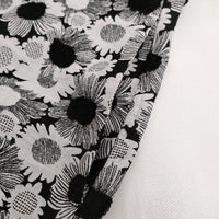 R&D.M.Co- JACQUARD DAISY NO SLEEVE DRESS ベルト付き ノースリーブドレス ジャガードデイジー  ワンピース ブラック ホワイト レディース オールドマンズテーラー【中古】5-0505S∞