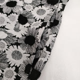 R&D.M.Co- JACQUARD DAISY NO SLEEVE DRESS ベルト付き ノースリーブドレス ジャガードデイジー  ワンピース ブラック ホワイト レディース オールドマンズテーラー【中古】5-0505S∞