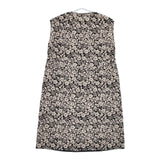 R&D.M.Co- JACQUARD WILD BERRY NO SLEEVE DRESS コットンリネン ベルト付き ワイルドベリー ノースリーブ ワンピース ベージュ ブラック レディース オールドマンズテーラー【中古】5-0505S∞