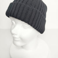 KIJIMA TAKAYUKI WOOL WATCH CAP 定価11000円 EKN-003B ニット帽 ニットキャップ ブラック レディース キジマタカユキ【中古】4-1221A∞