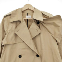 Demi-Luxe BEAMS コットンシャンブレー 定価57200円  トレンチコート 23SS ベージュ レディース デミルクス ビームス【中古】5-0301M∞