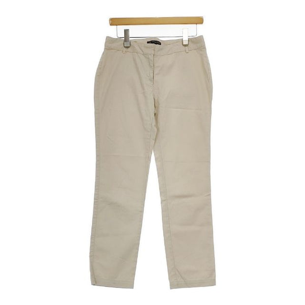 Brooks Brothers 346 サイズ4 コットンチノ  パンツ ベージュ レディース ブルックスブラザーズ【中古】5-0303G∞