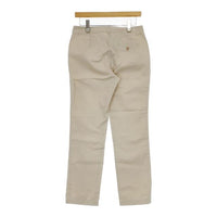 Brooks Brothers 346 サイズ4 コットンチノ  パンツ ベージュ レディース ブルックスブラザーズ【中古】5-0303G∞