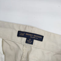 Brooks Brothers 346 サイズ4 コットンチノ  パンツ ベージュ レディース ブルックスブラザーズ【中古】5-0303G∞