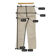 Brooks Brothers 346 サイズ4 コットンチノ  パンツ ベージュ レディース ブルックスブラザーズ【中古】5-0303G∞