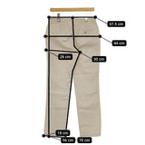 Brooks Brothers 346 サイズ4 コットンチノ  パンツ ベージュ レディース ブルックスブラザーズ【中古】5-0303G∞