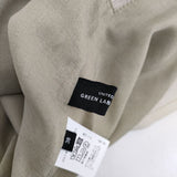 green label relaxing CS SY ツイル サロン パンツ 3514-105-1627 イージー パンツ ベージュ レディース グリーンレーベルリラクシング【中古】5-0326M∞