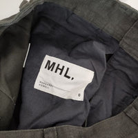 MHL. BRUSHED COTTON DRILL 595-2240507 チノパンツ 22AW  チャコールグレー レディース エムエイチエル【中古】5-0119G∞