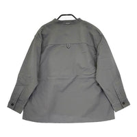 MHL. SOFT HOPSACK プルオーバー ブラウス 595-1253509 長袖シャツ ブルーグレー レディース エムエイチエル【中古】5-0303M∞