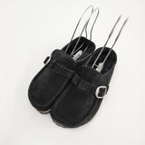 BIRKENSTOCK 未使用品 22AW Buckley Suede Shearling Black 定価28600円 ボアサンダル サイズ36 サンダル ブラック レディース ビルケンシュトック【中古】4-1125T◎