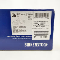 BIRKENSTOCK 未使用品 22AW Buckley Suede Shearling Black 定価28600円 ボアサンダル サイズ36 サンダル ブラック レディース ビルケンシュトック【中古】4-1125T◎