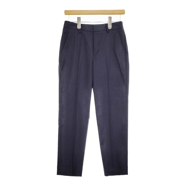UNITED ARROWS P/C ドビー スリムパンツ サイズ38 定価17600円 パンツ ネイビー レディース ユナイテッドアローズ【中古】5-0405M♪
