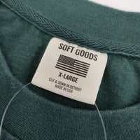 SOFT GOODS 9OZ HEAVY TEE 定価11000円 ジャーナルスタンダード取扱 半袖Ｔシャツ カットソー 24SS グリーン レディース ソフトグッズ【中古】5-0505S∞