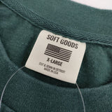 SOFT GOODS 9OZ HEAVY TEE 定価11000円 ジャーナルスタンダード取扱 半袖Ｔシャツ カットソー 24SS グリーン レディース ソフトグッズ【中古】5-0505S∞