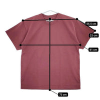 SOFT GOODS 新品 9OZ HEAVY TEE 定価11000円  ジャーナルスタンダード取扱 半袖Ｔシャツ カットソー 24SS ワインレッド レディース ソフトグッズ【中古】5-0505S∞