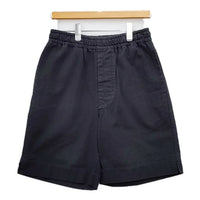 MHL. 595-1143502 コットン イージー ショートパンツ ハーフパンツ ショーツ 濃紺 ネイビー レディース エムエイチエル【中古】5-0515S∞