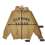 R&D.M.Co- OMTラバープリントスウェットパーカー OLDMAN'S TAILOR 38 パーカー ブラウン レディース オールドマンズテーラー【中古】4-1031M♪