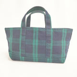 R&D.M.Co- TARTAN CHECK TOTE BAG S 定価18700円 ブラックウォッチ トートバッグ グリーン レディース オールドマンズテーラー【中古】5-0308G∞