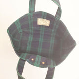R&D.M.Co- TARTAN CHECK TOTE BAG S 定価18700円 ブラックウォッチ トートバッグ グリーン レディース オールドマンズテーラー【中古】5-0308G∞