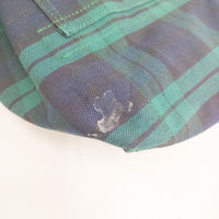 R&D.M.Co- TARTAN CHECK TOTE BAG S 定価18700円 ブラックウォッチ トートバッグ グリーン レディース オールドマンズテーラー【中古】5-0308G∞