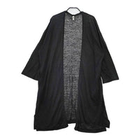 veritecoeur VCC-188 リネン ロング カーディガン ブラック レディース ヴェリテクール【中古】5-0316M∞