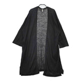 veritecoeur VCC-188 リネン ロング カーディガン ブラック レディース ヴェリテクール【中古】5-0316M∞