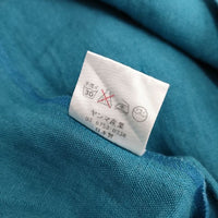 ヤンマ産業 yamma リネン サイドポケット 半袖 ワンピース ライトブルー レディース ヤンマ産業【中古】5-0507S∞