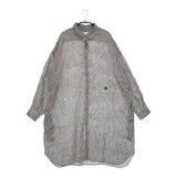 maison de SOIL シャツワンピース チェック柄 チュニック ブラック ホワイト レディース メゾンドソイル【中古】5-0310M△