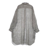 maison de SOIL シャツワンピース チェック柄 チュニック ブラック ホワイト レディース メゾンドソイル【中古】5-0310M△