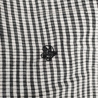 maison de SOIL シャツワンピース チェック柄 チュニック ブラック ホワイト レディース メゾンドソイル【中古】5-0310M△