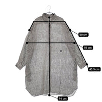 maison de SOIL シャツワンピース チェック柄 チュニック ブラック ホワイト レディース メゾンドソイル【中古】5-0310M△